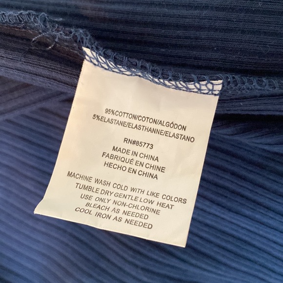 O’Neill Adjustable Crop Tank Top Navy Size XS - Picture 8 of 8